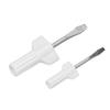 4 Pieces Slot Screwdrivers Plastic Handle Stainless Steel Multifunctional Screwdriver Set for Home