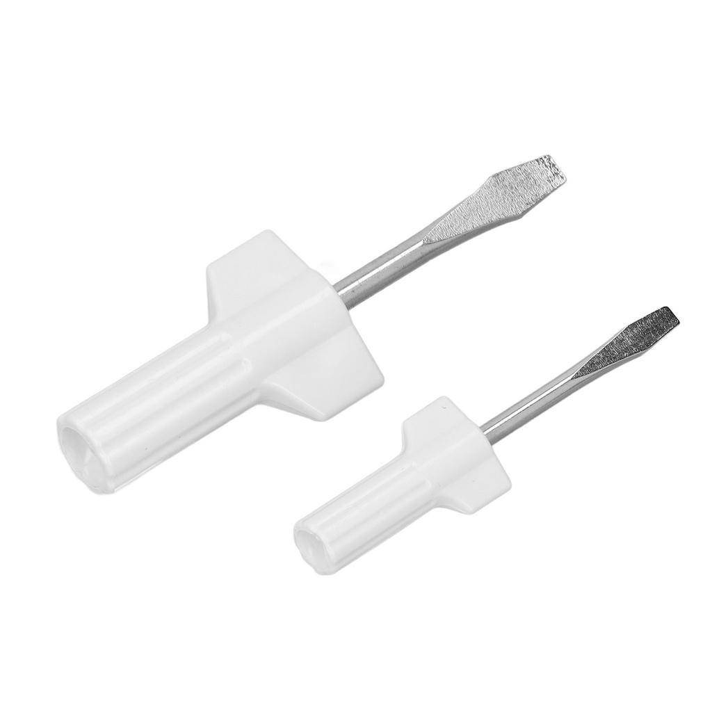 4 Pieces Slot Screwdrivers Plastic Handle Stainless Steel Multifunctional Screwdriver Set for Home