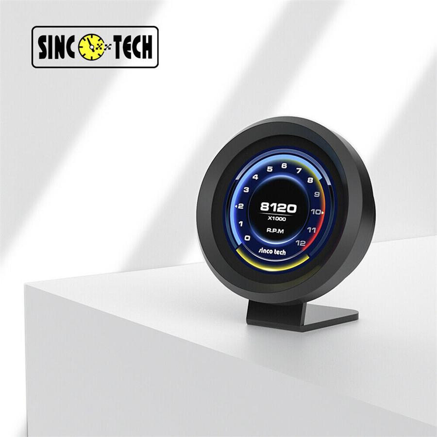 DO912 Multifunction Car Gauge LCD Display RPM Water/Oil Temp Oil Pressure Gauge