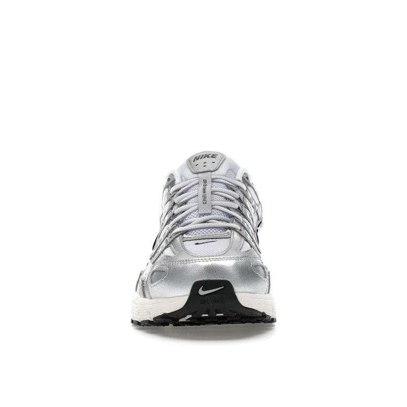 Nike P-6000 Metalické Plochá Stříbrná Unisex Tenisky Bílá Metalická-Stříbrná Černá CD6404-105