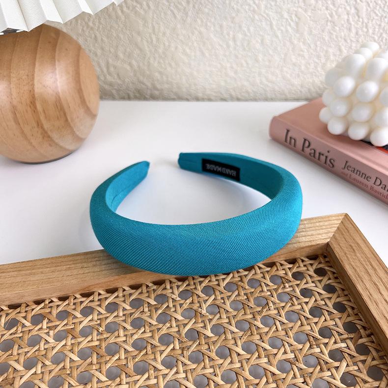 

UXSL Новые широкие однотонные обручи для волос для женщин, винтажная мягкая эластичная повязка на голову, модные женские утолщенные повязки для волос, головные уборы, аксессуары для волос