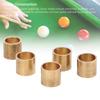 5PCS Billiard Cue Tip Copper Hoops 10.2mm Billiard Replacement Ferrule Snooker Pool Cue Tips for Cue Stick