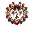 Pre-Cut Fabric Strips Fabric Poke Wreath DIY Kit Christmas Wreath Making Set  Beginner-Friendly