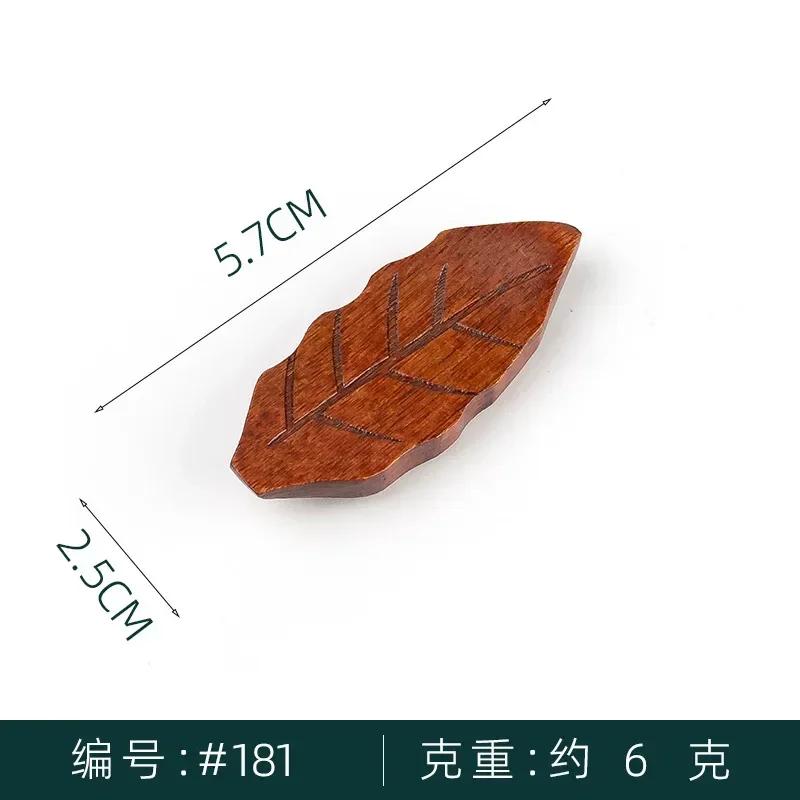 Wooden Chopsticks Rest Fish Leaf Shaped Spoon Fork Rack Japanese Sushi Chopsticks Holder Chinese Food Tableware Kitchen Supplies