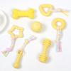 Cross-Border Pet Chew & Teaser Toy for Dogs & Cats – Teething, Training, Amusement: Small Dog Cloth Rope Knot.