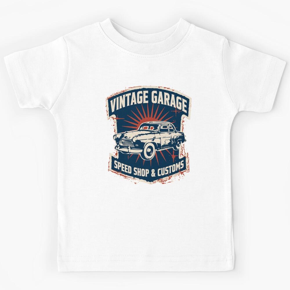 Vintage Garage: Speed Shop & Customs Kids T-Shirt 160