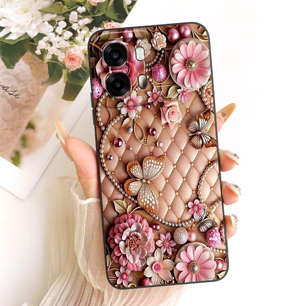 For Oppo A6s 5G CPH2789 Cover For Oppo A6s 4G CPH2815 Casing Silicone Luxury Fashion Kawaii Cute Painted Shockproof Phone Case