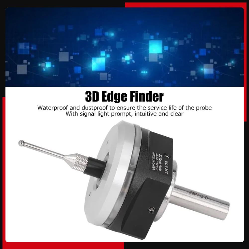 3D Taster 3D Finder Hohe Genauigkeit Lokalisator Wolframstahlkugel für CNC-Ausrüstung 5~24V Hohe Genauigkeit Finder CNC 3D Kantenfinder