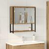 vidaXL Mirror Cabinet Artisan Oak 60 X 16 X 60 Cm Wood Composite