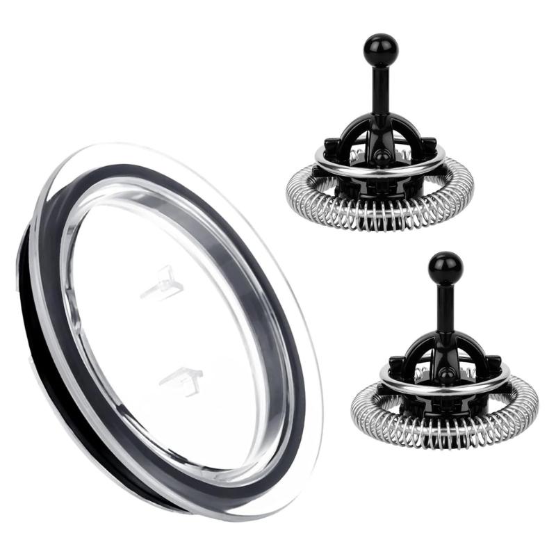 

Stainless Steel Frother Whisk Attachments and Lid Replacement Coffee Accessories Electric Milk Frother Spare Parts 1