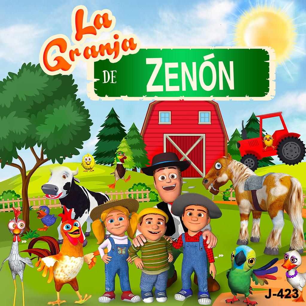 Sfondo Personalizzato La Granja De Zenon Bambini 1° Compleanno Studio Fotografico Erba Verde Fattoria Stalla Animale Trattore Sfondo Fotografico