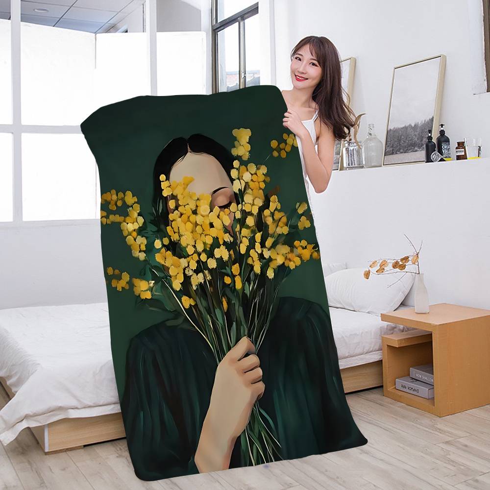 Emerald Abstract People Art Big Microfiber Beach Towels Quick Dry Towel Sand Beach Towels Pool Towel For Travel Swim Pool Yoga