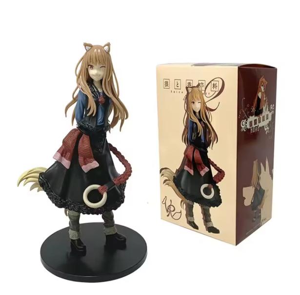 Neue 17cm Spice And Wolf Horo PVC Anime Actionfiguren Modell Sammlung Ornament Anime Cartoon Modell Spielzeug Geschenk