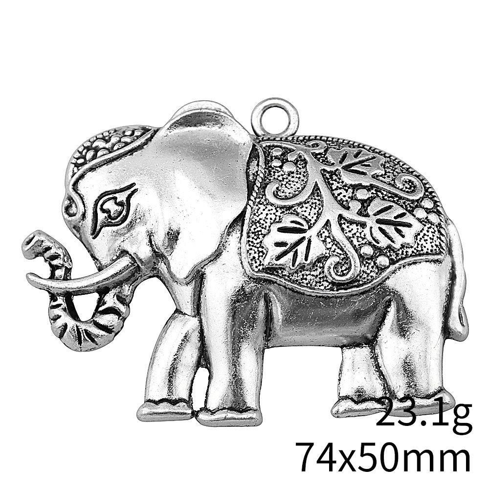Wedding Anniversary Charms For Jewellery Making Elephant God Charms Pendant Biz Cell Phone Pendant