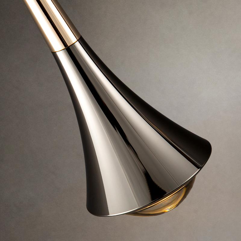 Nordic creative personality bar LED chandelier designer likes simple home bedroom bedside lamp living room study decorative lamp