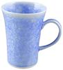 Touan Kiln Flower Crystal KTA805 Kyoto-yaki, Kiyomizu-yaki, Mug, (Blue),