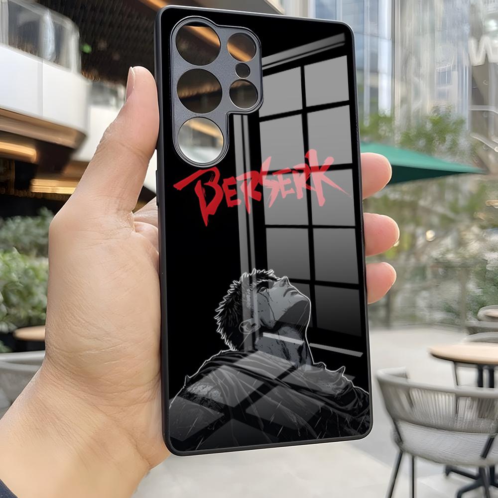 

Comic Cool Popular Berserk Phone Case For S25 Ultra Samsung S24 Fe S22 S20 S23 21 Plus A54 A34 A53 A16 Glass Cover Samsung s20