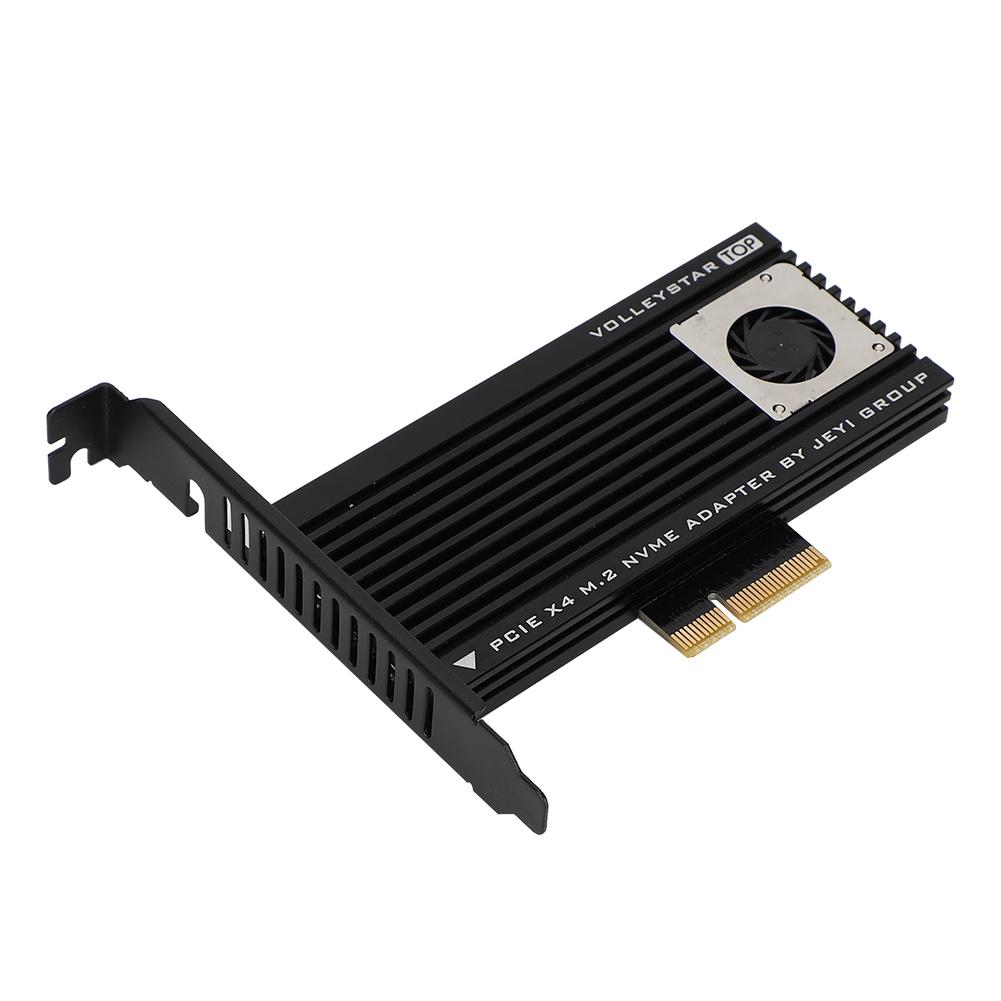 

M.2 для NVME SSD Твердотільний накопичувач Передача PCIE-3.0 x 4 Карта розширення з вентилятором для відводу тепла