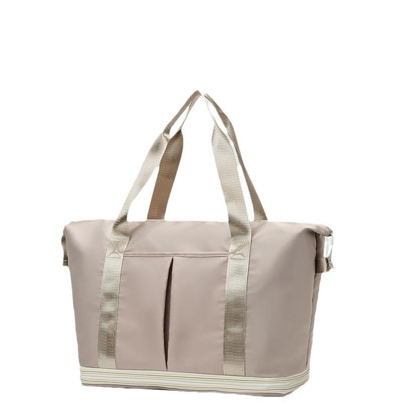 Large-capacity Double-layer Expandable Sports Handbag with Dry and Wet Separation, Suitable for Swimming, Yoga, Fitness, and Short-trip Travel