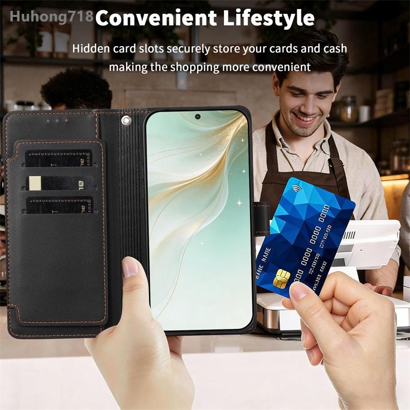 For Vivo Y19 Y19S Y28 Y28S Y29 Y29S Y38 4G 5G Flip Wallet Case Leather Cover With Card Slot Silicone Hand Strap Wireless Charging