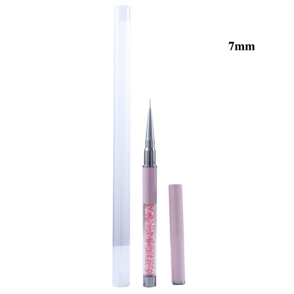 DIY UV Gel Brush Ultra-thin Oval Head Carving Nail Art Brush Acrylic Nail Liner Pen Nail Art Drawing Pen Manicure Tool
