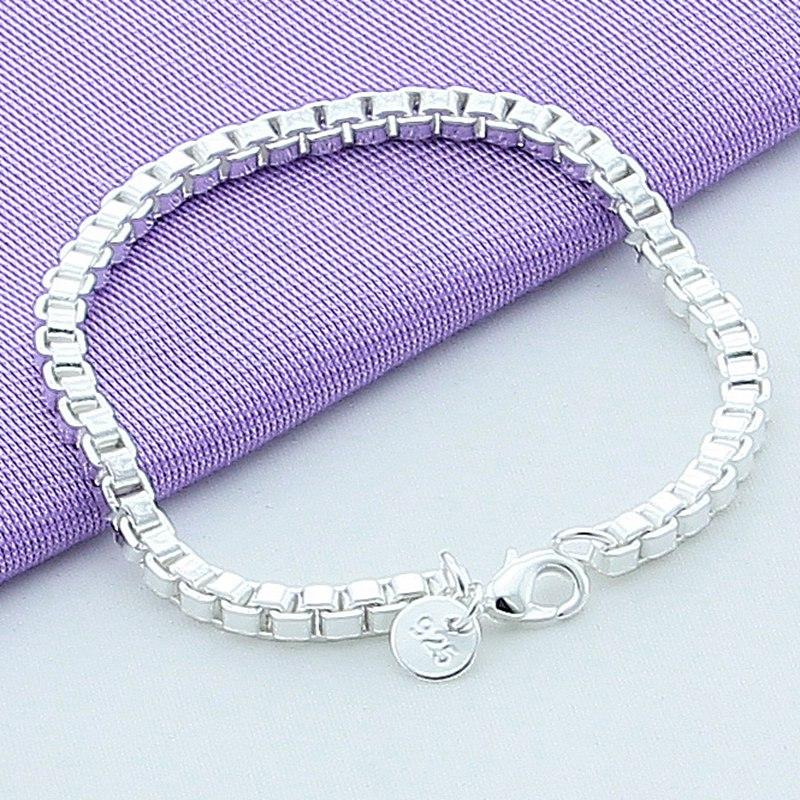 925 Silber Armband 4MM Venezianisches Silber Armband Weiblicher Charm Schmuck Frau Herren Schmuck Geschenk