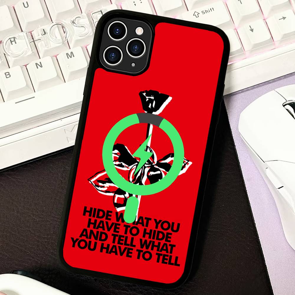 Rock D-Depeche Cool Mode For IPhone 17 Air 16 E 15 14 13 12 11 Pro Max Plus PC Shock TPU Cover For Magsafe Phone Cover