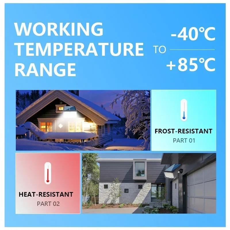 Solar Lights Outdoor Waterproof 56 LED 3 Lighting Modes Solar Powered Garden Yard Solar Lamp for Outside Landscape 8/6/4/2/1PCS