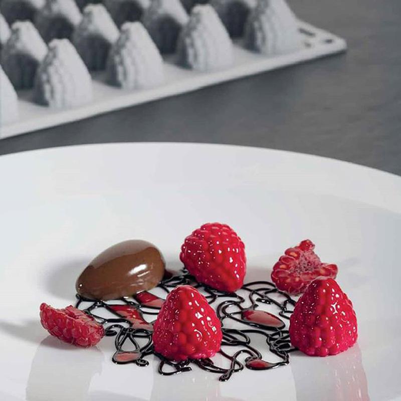 Cranberry Silicone Cake Molds 35 Cavity Raspberry Strawberry Dessert Placing Decoration Mould Fondant Pastry Baking
