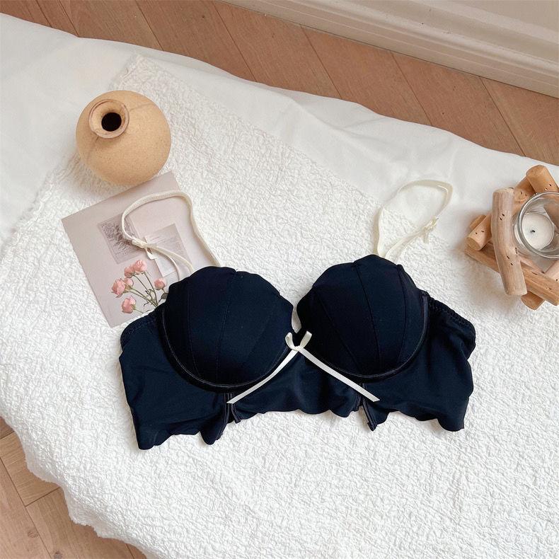 Girls Sexy Bras Lace Underwear Tie Backless Sling Fashion Bras Women Sexy Push Up Bras Pad Wireless Underwear Lady Inner Tops Sexy Bras Lingerie