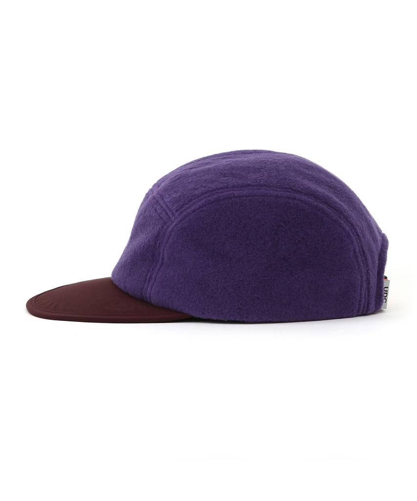 Eondeokeonteulol Fleece Winter Camp Cap Camp / Alpaca Fleece / Purple Wine