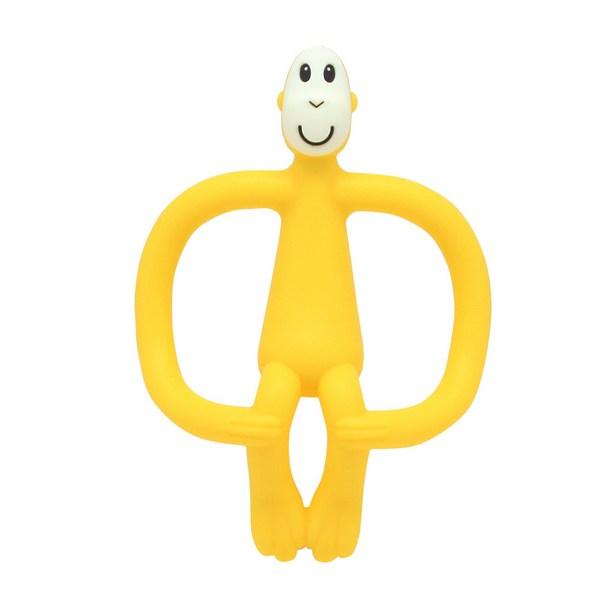 

Мягкий силиконовый прорезыватель Matchstick Monkey, насадка, желтая обезьянка, корейские детские товары