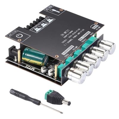 50W+50W+100W Bluetooth-kompatibelt forsterkerkort med diskant- og basskontroll Stereoforsterkerkort for høyttaler