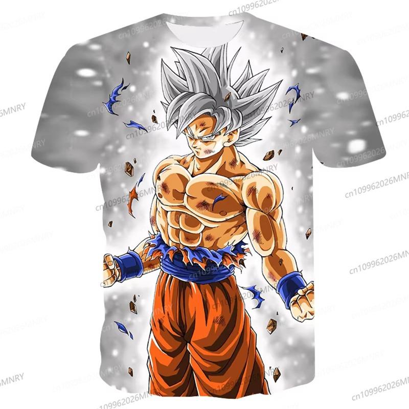 Anime Dragon Ball Son Goku Tshirt 3D Print kids' tops and t-shirts Summer Men t-shirt Girl Unisex
