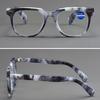 New Square Frame Reading Glasses Retro Printing Glasses Frame Men Women High-definition Presbyopia Glasses Farsighted Eyewear