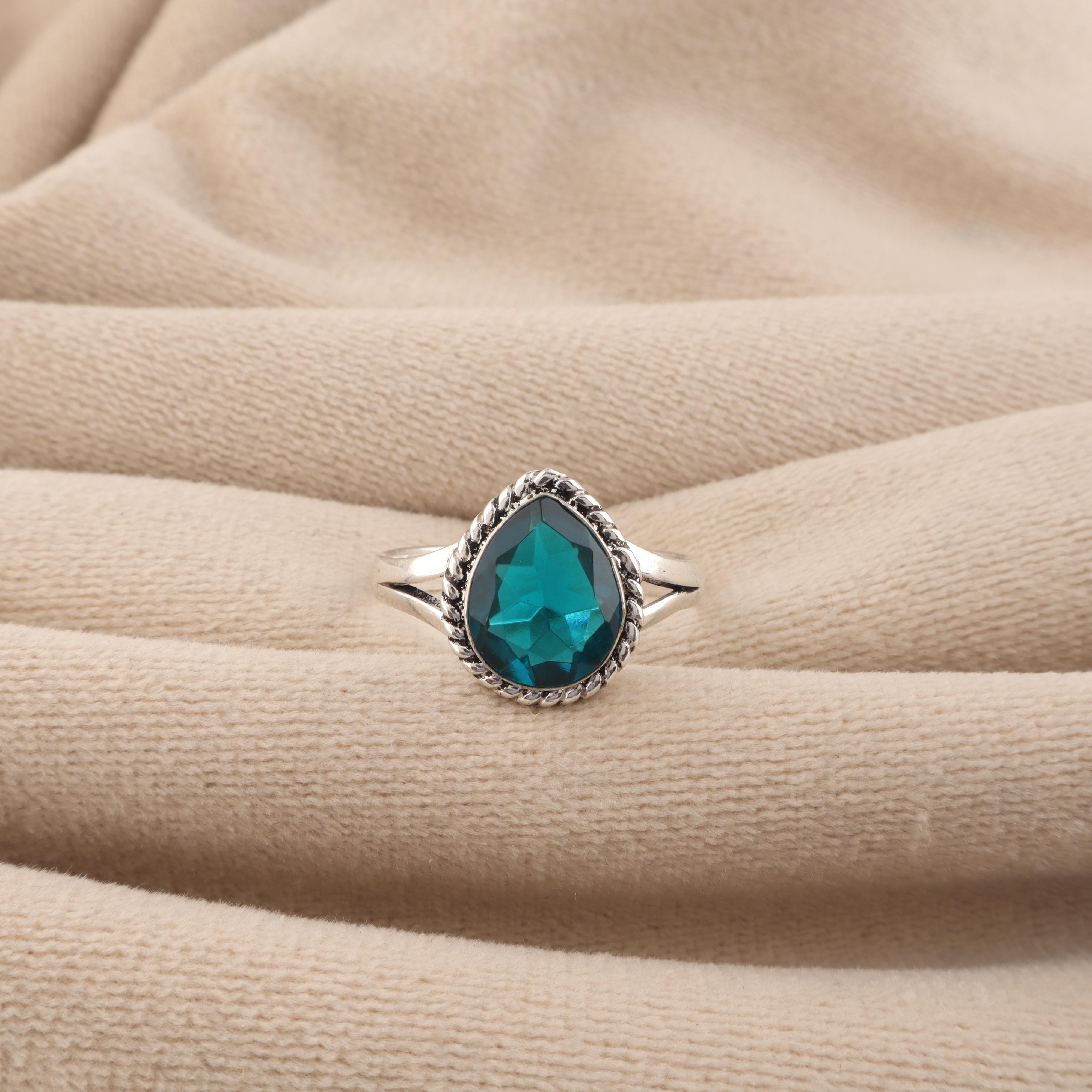 

Apatite Gemstone 925 Sterling Silver Handmade Jewelry Partywear Ring For Anniversary Gift RR-85-2 4