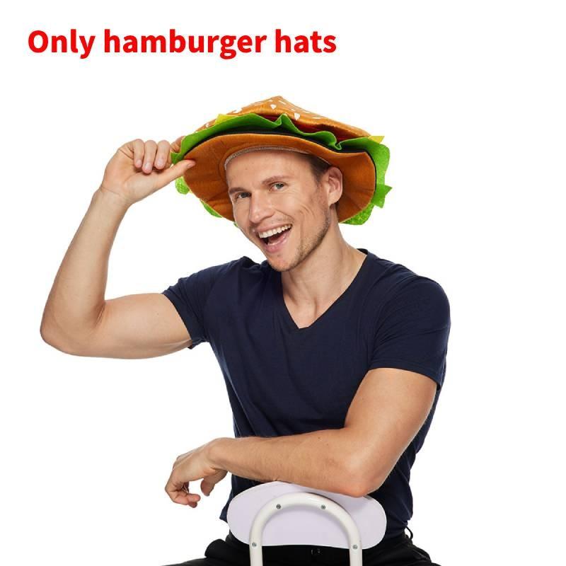 School Theme Hamburger Costume With Polyester Fabric For Adults At Halloween Festive Events