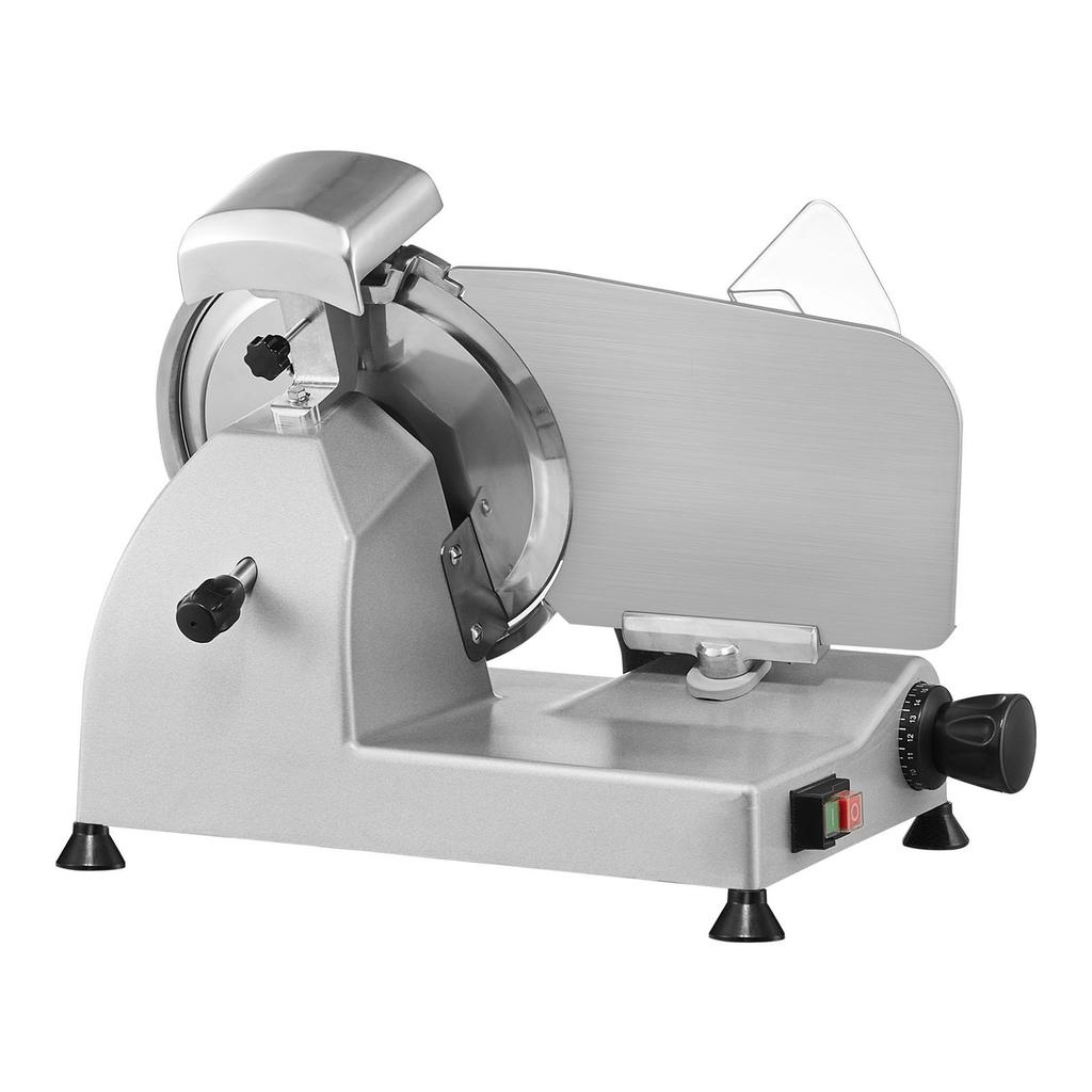 Meat Slicer, 340W Electric Deli Food Slicer with 10" SUS420 Stainless Steel Blade and Built-in Sharpening Stone, 0-0.6 Inch Adjustable Thickness for