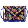 Clutch Bags for Women Jaipuri Rajasthani Handmade Embroidery Mirror Work Stylish Sling Bags for Women Cross Body Bags for Ladies and Girls - 22X16 Cm