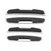 Universal Car Door Side Protector Bumper Strips Guards Stickers Anti Collision Bar Black