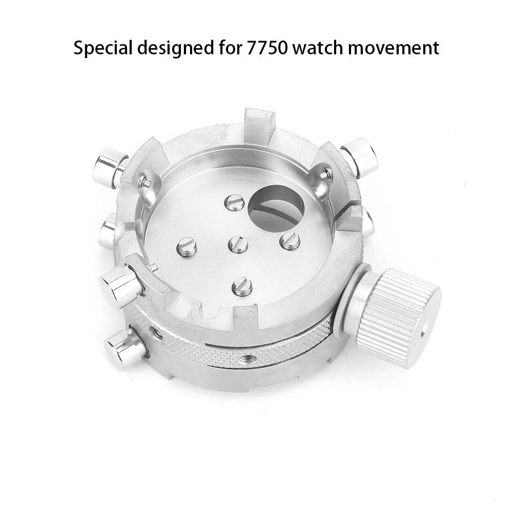 Stahl Uhrwerkshalter für 7750 Uhrwerk Uhrenreparaturwerkzeug