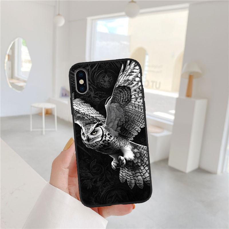 IX5 Cartoon Art Owl New Luxury Phone Case for Huawei P Smart S Z Y5P Y6P Y7A Y8P Y8S Y9A Y9S P10 P20 P30 Lite Pro