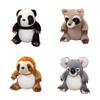 Weiche und kuschelige Panda-, Koala-, Waschbär- und Faultier-Plüschtiere für Mädchen Perfektes Geschenk!