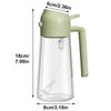 2 In 1 Oil Spray Bottle, 470ml Anti-leakage Olive Oil Sprayer, Plastic Baking Oil Spray Oil Bottle Dispenser, Kitchen Gadgets