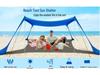 Portable Outdoor Sunshade Canopy: Beach Tent & Cooling Shelter for Camping & Fishing