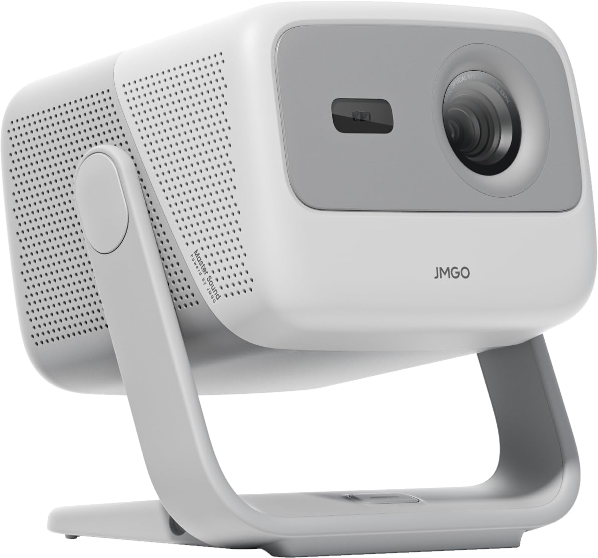 

JMGO N1S laser projector with Google TV Netflix official APP available 850 ISO lumens Integrated gimbal stand Auto focus correction Fully automatic