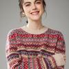 Women's Thickened Cashmere Blend Round Neck Pullover Sweater