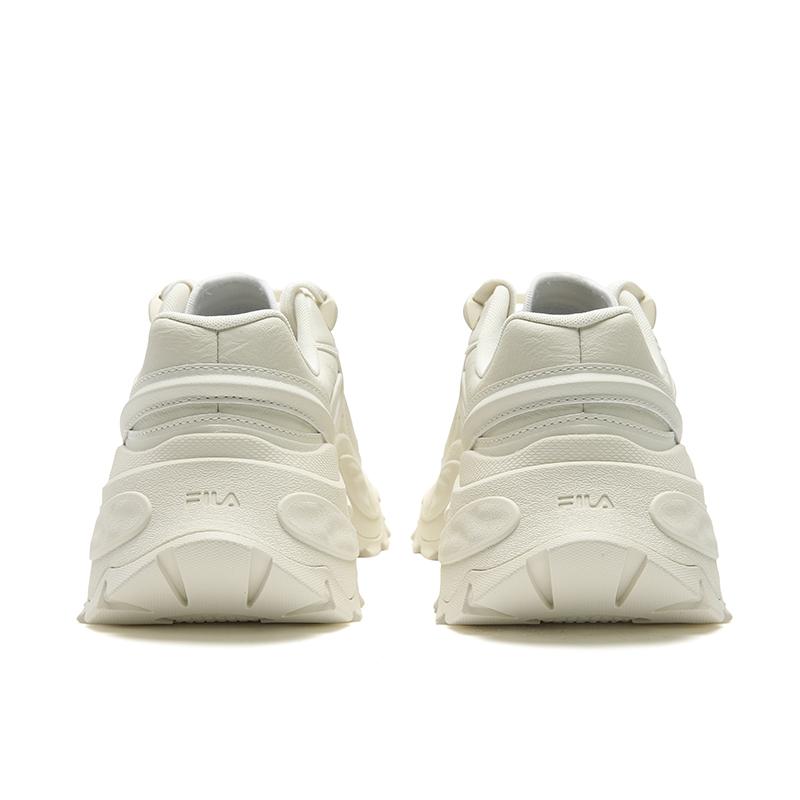 FILA SOFIA 4 Cushioning Abrasion Resistant Height Increasing Low top Chunky Sneakers Women's Asparagus White F12W611131FWA