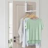 Over Door Clothes Hanger with 10 Ridges Foldable Over The Door Drying Rack Non-Slip Over Door Hooks for Clothes