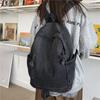 New Minimalist Gradient Casual Backpack Trendy Backpack Denim Canvas Washed Versatile Backpack for Couples